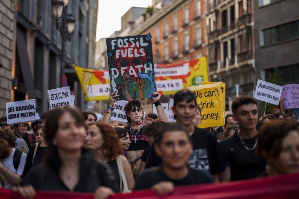 Spain Climate Global Protests